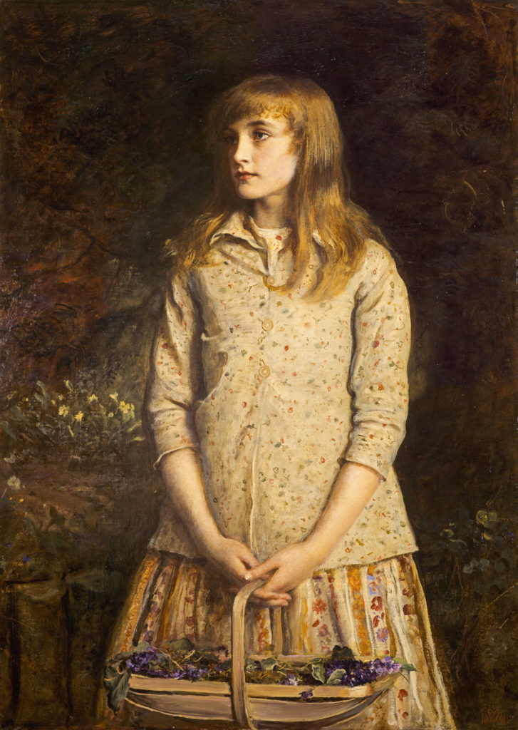 ジョン・エヴァレット・ミレイ「「古来比類なき甘美な瞳」」1881年